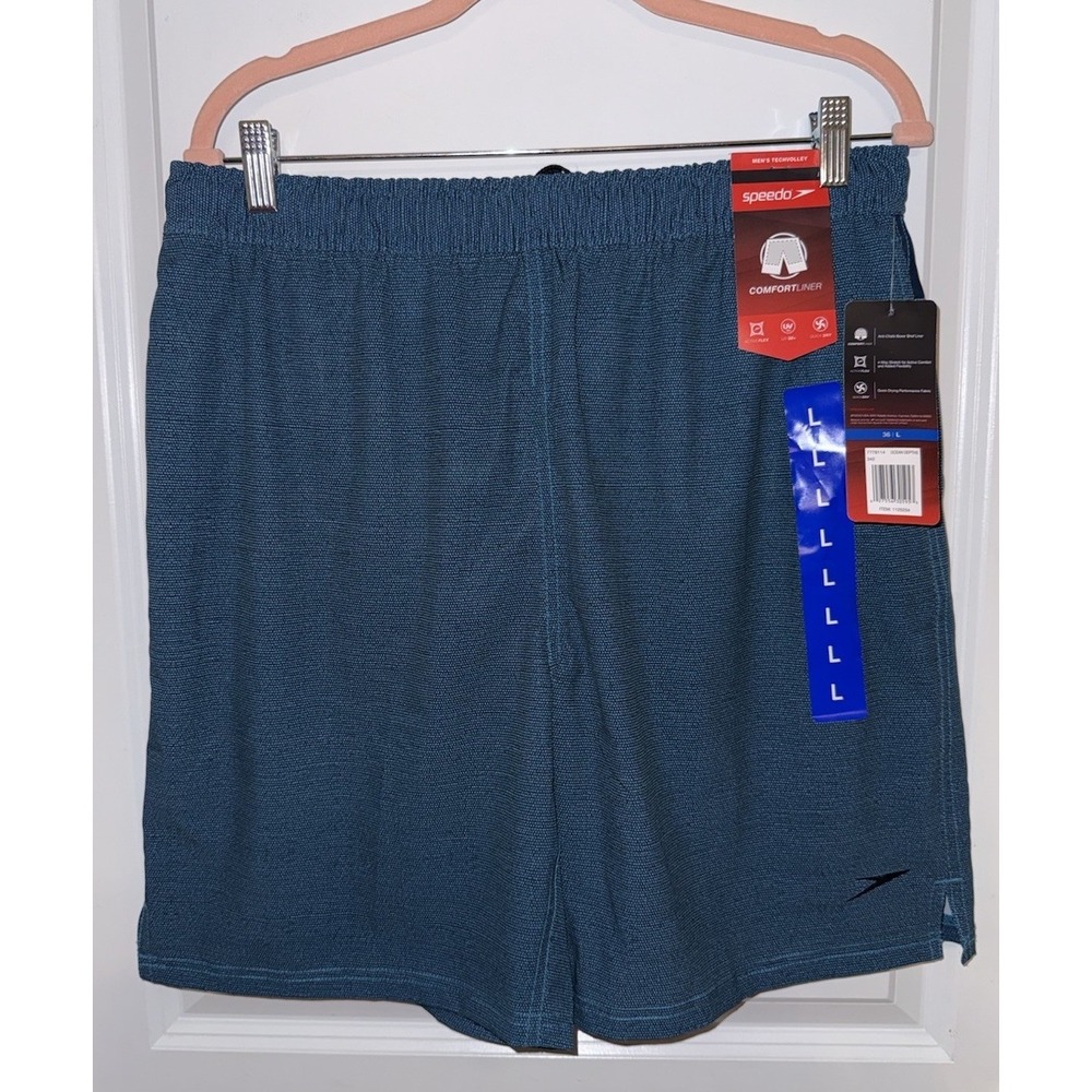 Speedo‎ Men's Swim Short Ocean Depths Blue Size: Large -NWT!!!